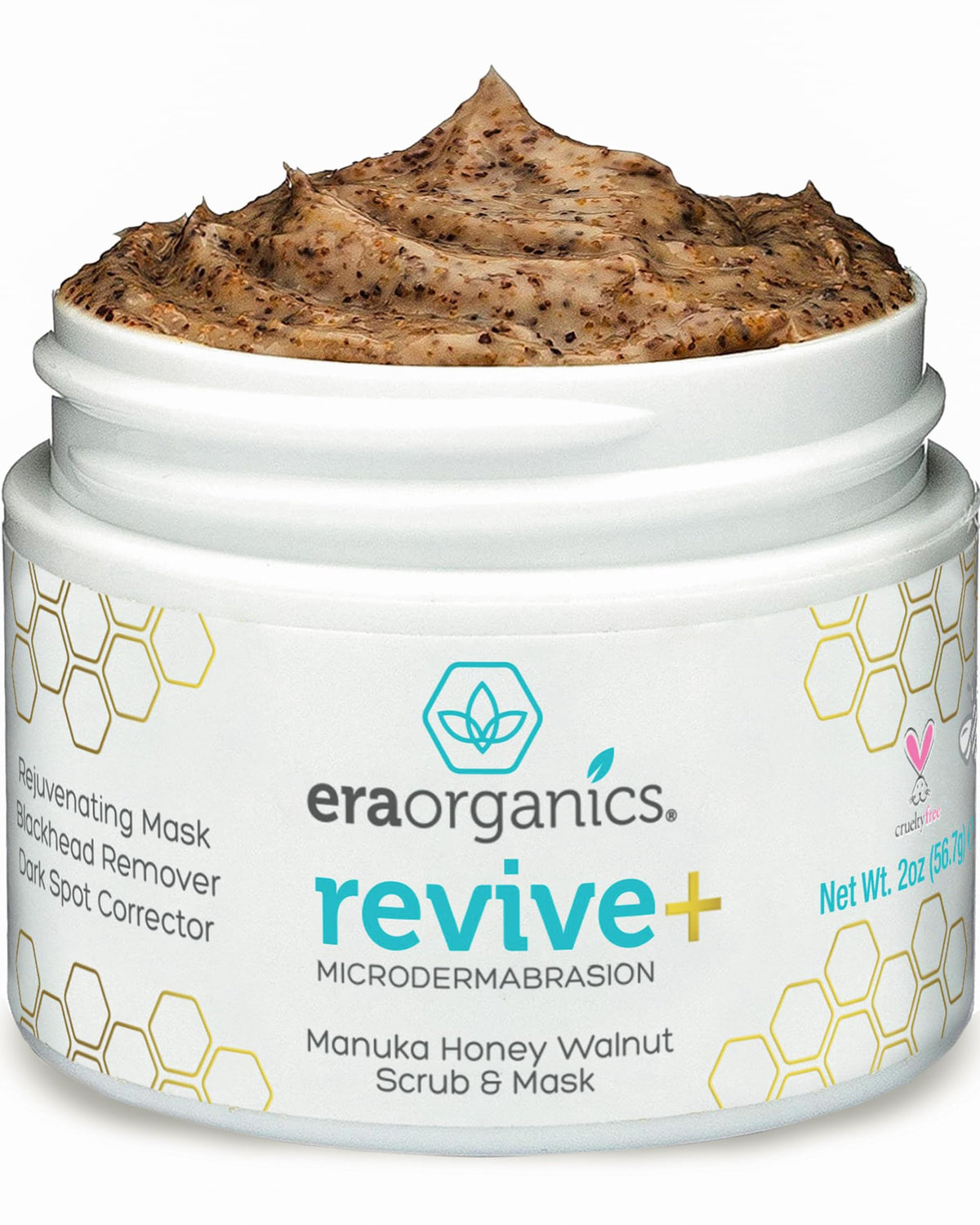 Era Organics Manuka Honey Exfoliating Facial Scrub with natural ingredients