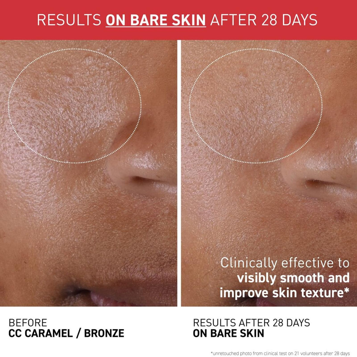 Erborian CC Cream Caramel application process