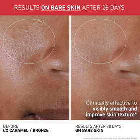 Erborian CC Cream Caramel application process