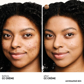 Erborian CC Cream Caramel texture on skin