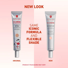 Erborian CC Cream Clair showing texture on skin