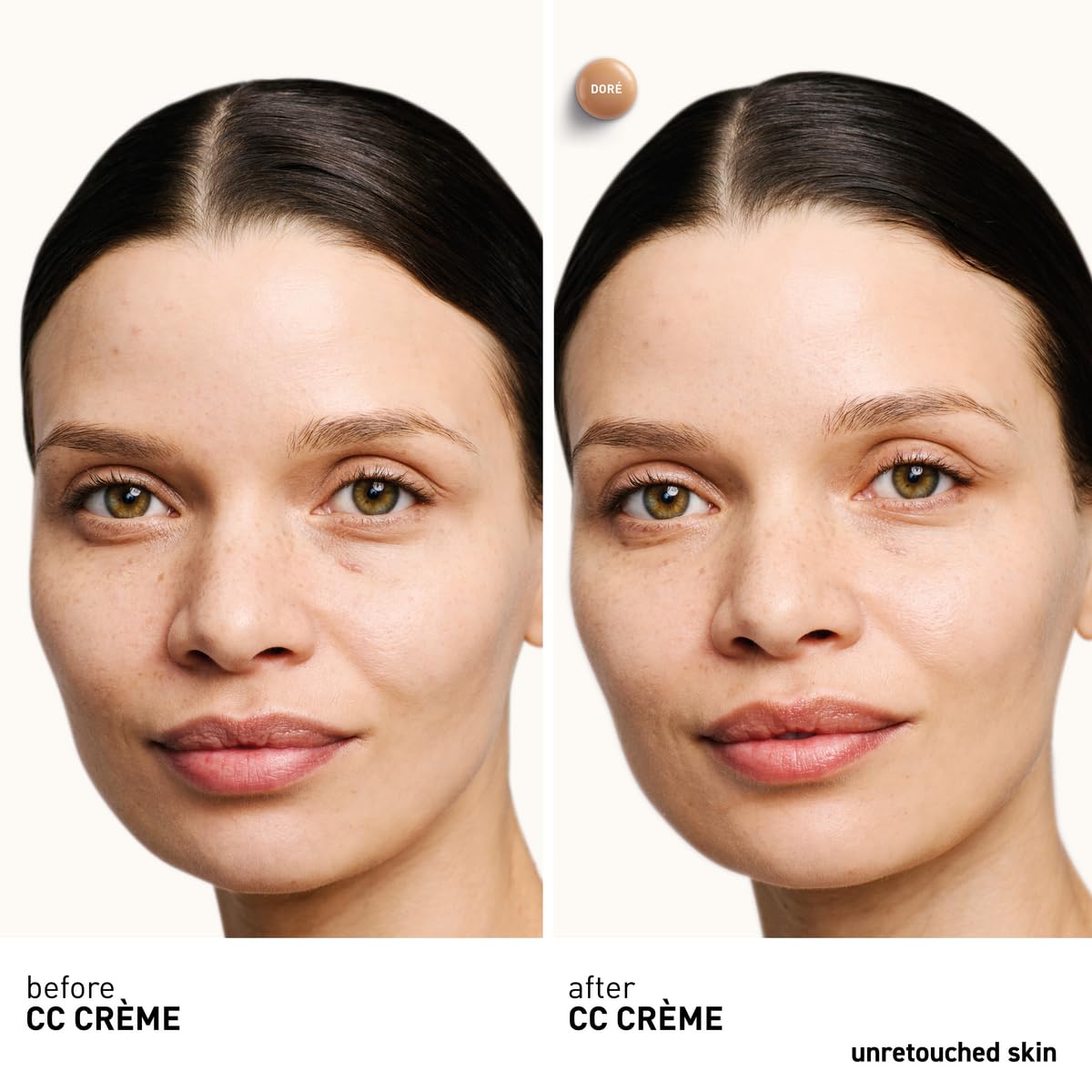 Erborian CC Cream Doré texture on skin