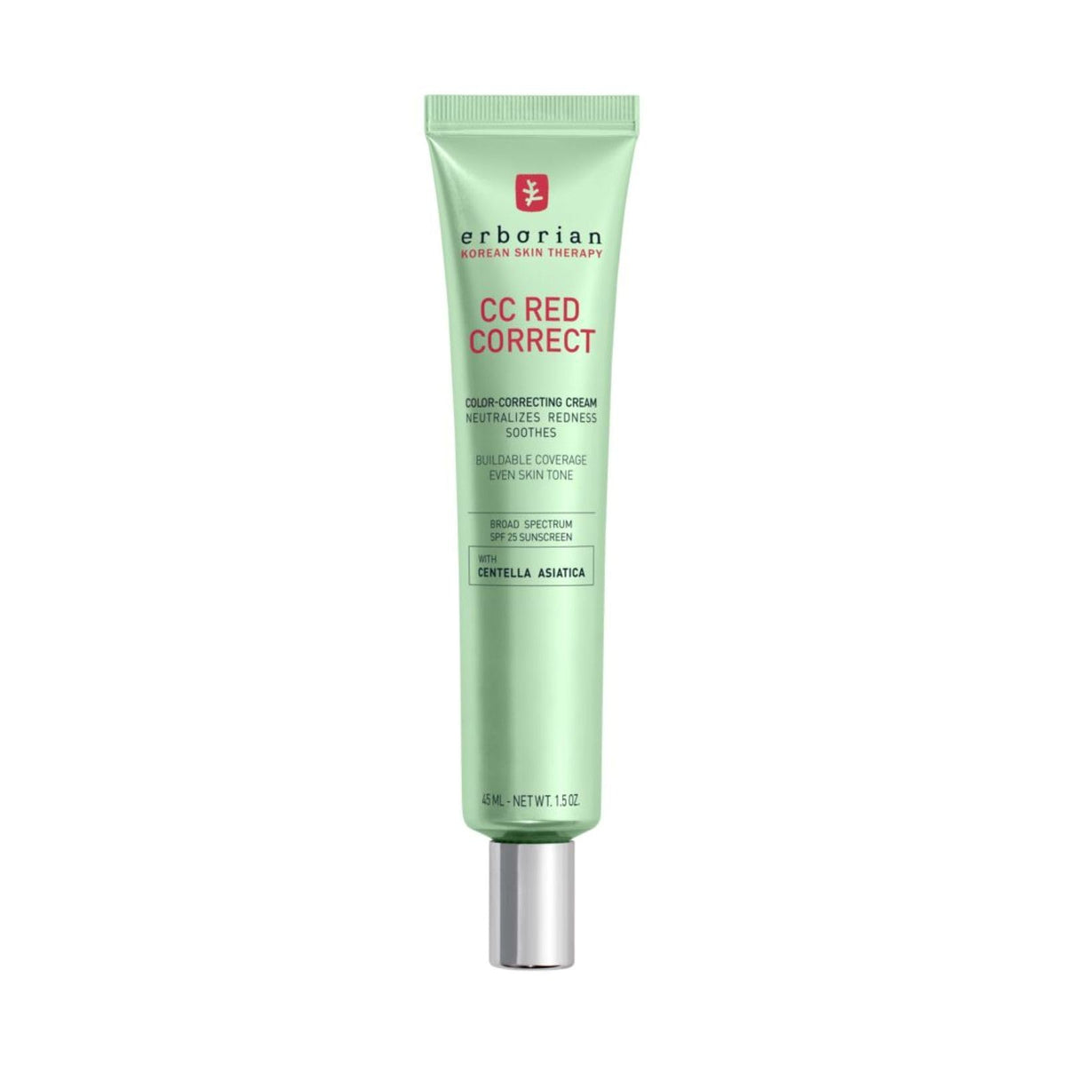 Erborian CC Red Correct green colour corrector front view 1.5 oz