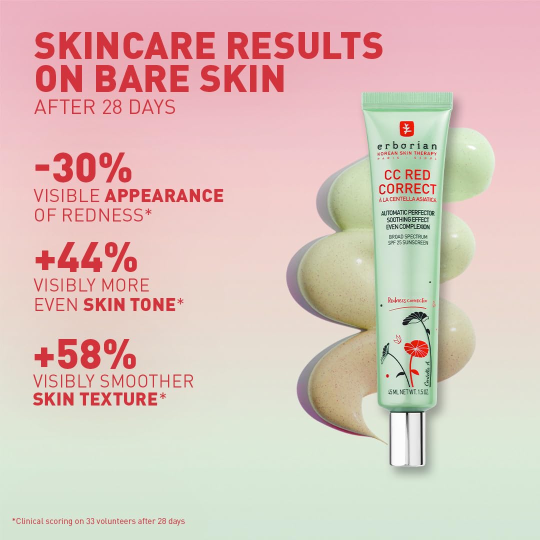 Erborian CC Red Correct with SPF 25 label