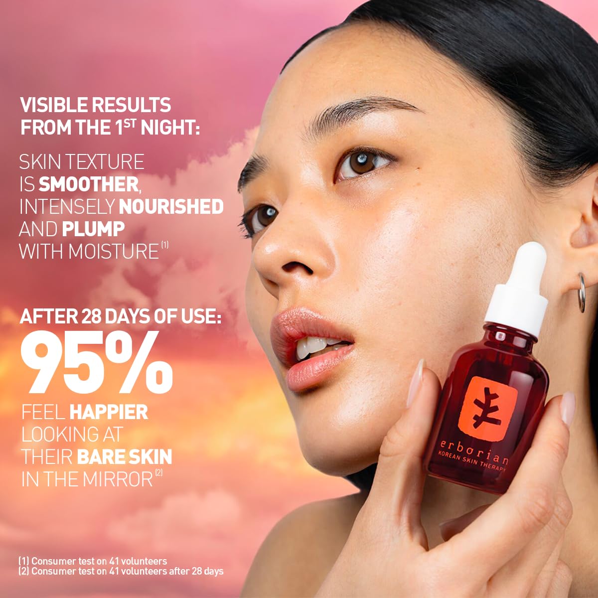Erborian Skin Therapy Bi-Phase Night Oil-Serum in lifestyle setting
