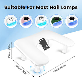 Ergonomic design of JODSONE manicure arm rest