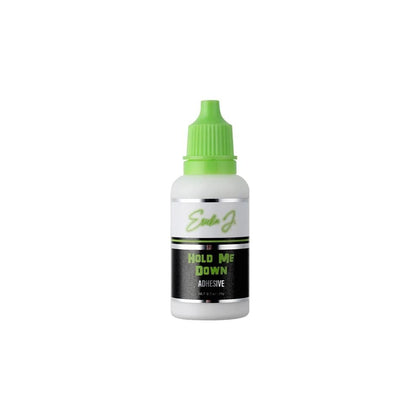 Ericka J Hold Me Down Adhesive front view 20g packaging
