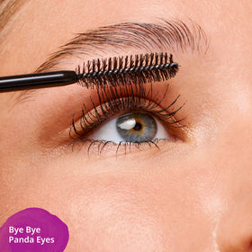 Essence Bye Bye Panda Eyes Tubing Mascara brush close-up