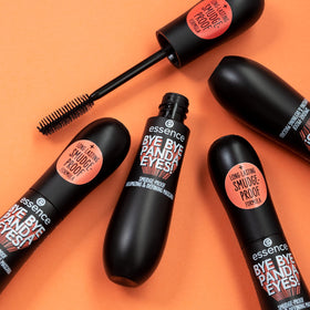 Essence Bye Bye Panda Eyes Tubing Mascara with other makeup products