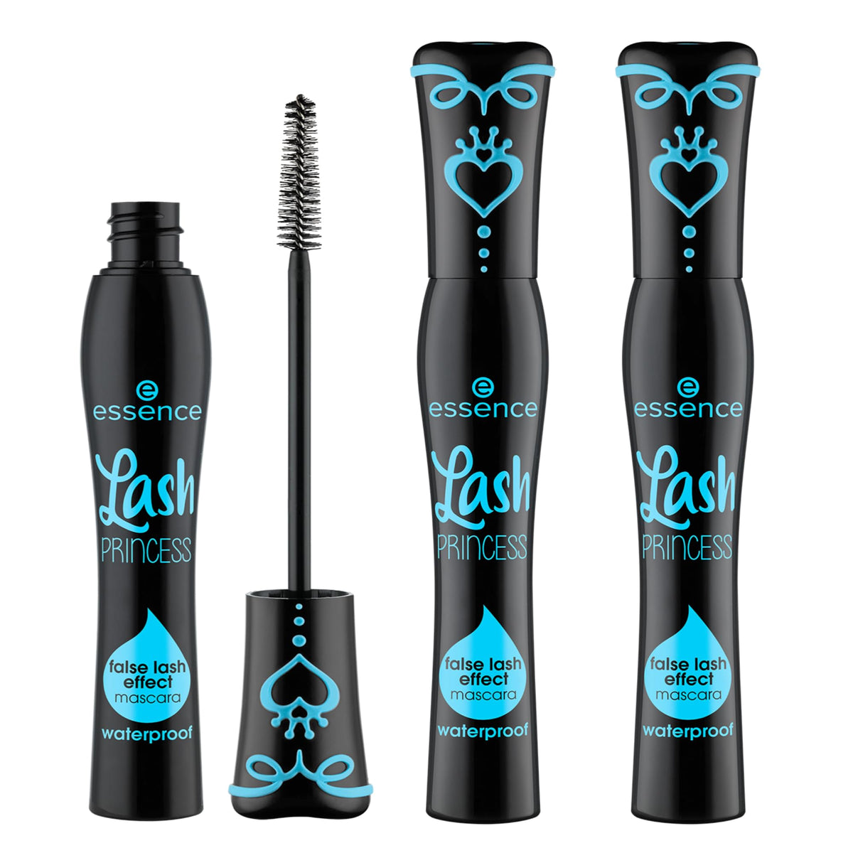 Essence Lash Princess Waterproof Mascara 3-pack front view