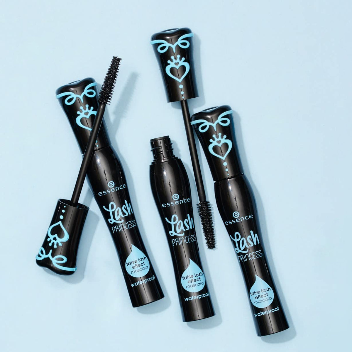 Essence Lash Princess Waterproof Mascara texture on hand