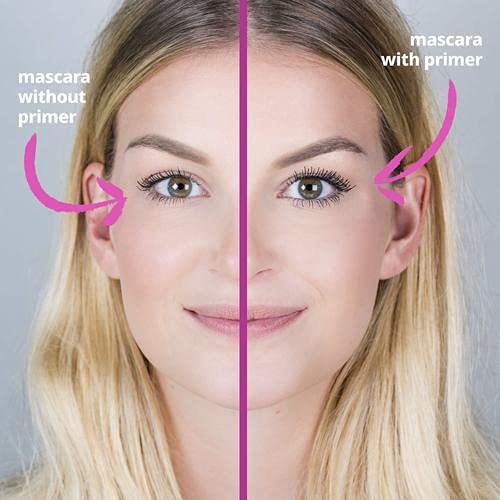 Essence Volume support Lash Primer texture on a hand