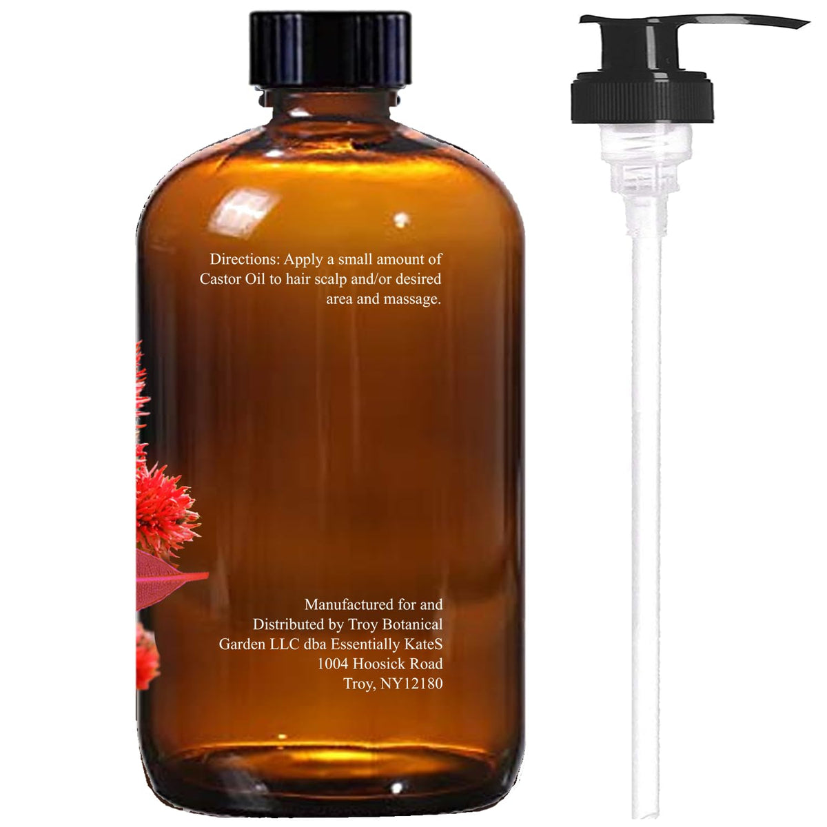 Essentially KateS Castor Oil pump top close-up