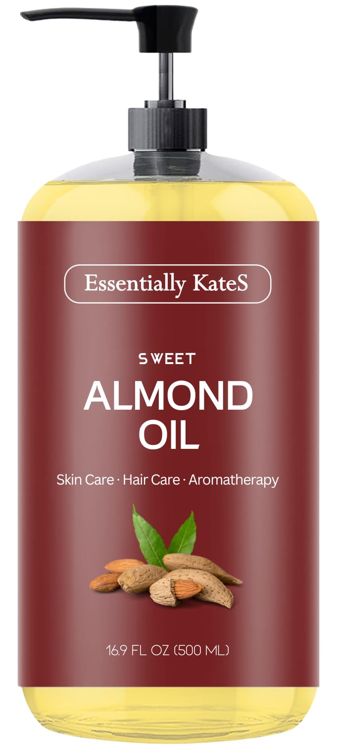 Essentially KateS Sweet Almond Oil 16.9 fl oz front view