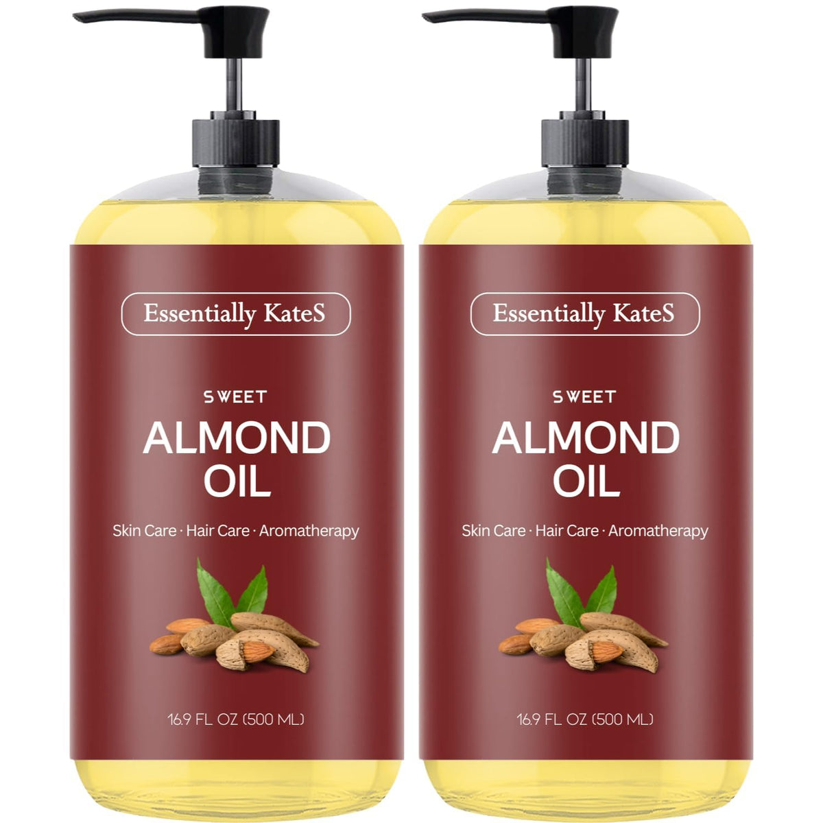 Essentially KateS Sweet Almond Oil 33.8 Fl Oz front view