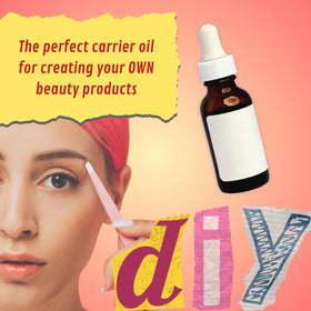 Essentially KateS Sweet Almond Oil bottle close-up