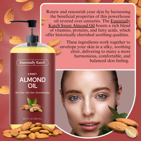 Essentially KateS Sweet Almond Oil packaging