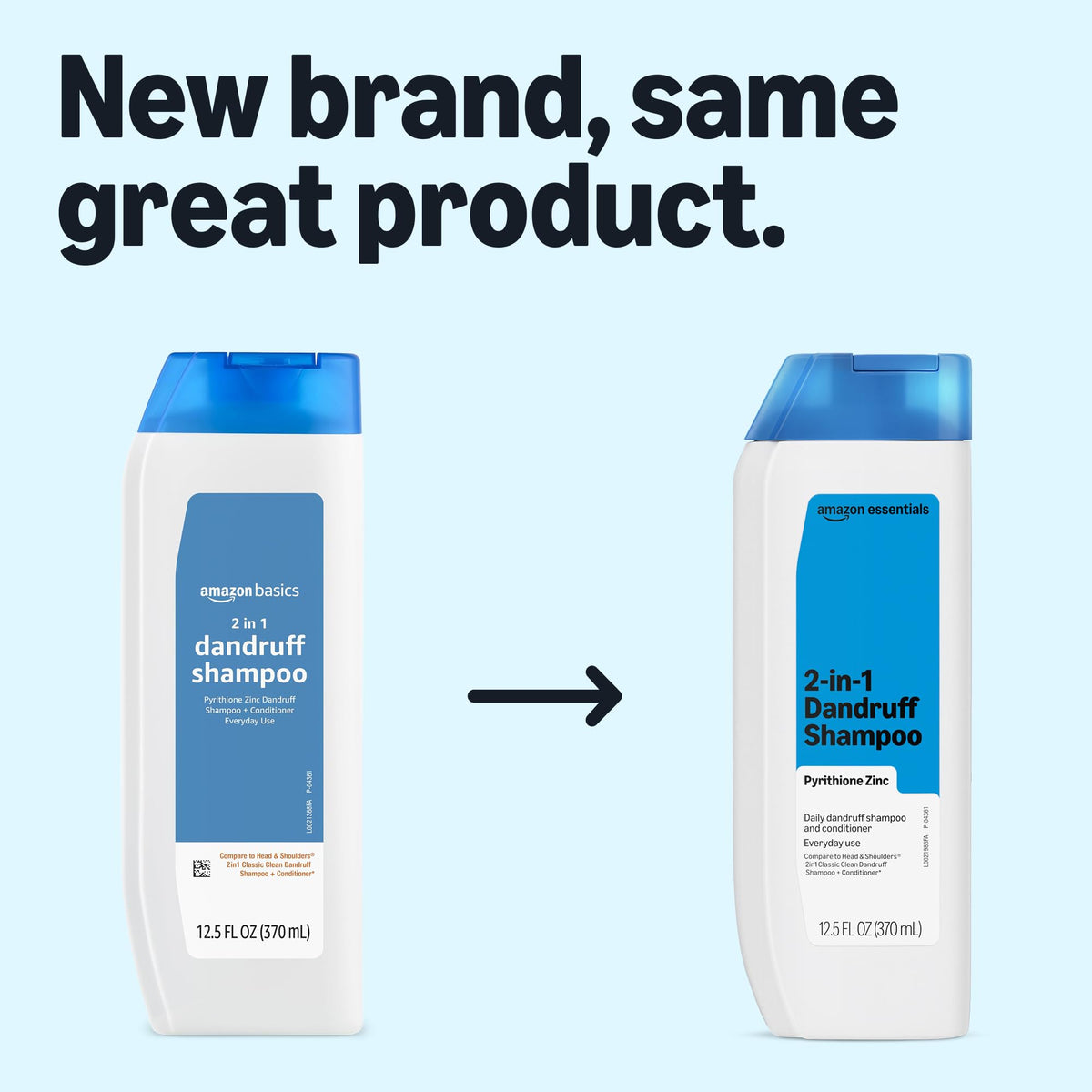 Essentials 2-in-1 Dandruff Shampoo and Conditioner back view