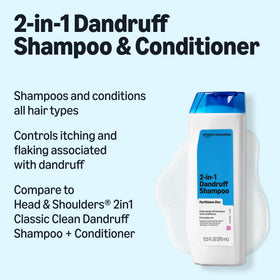 Essentials 2-in-1 Dandruff Shampoo and Conditioner side view