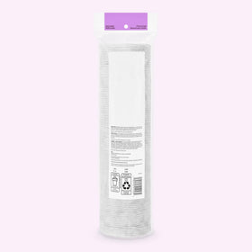 Essentials Exfoliating Cotton Rounds in a skincare routine setting