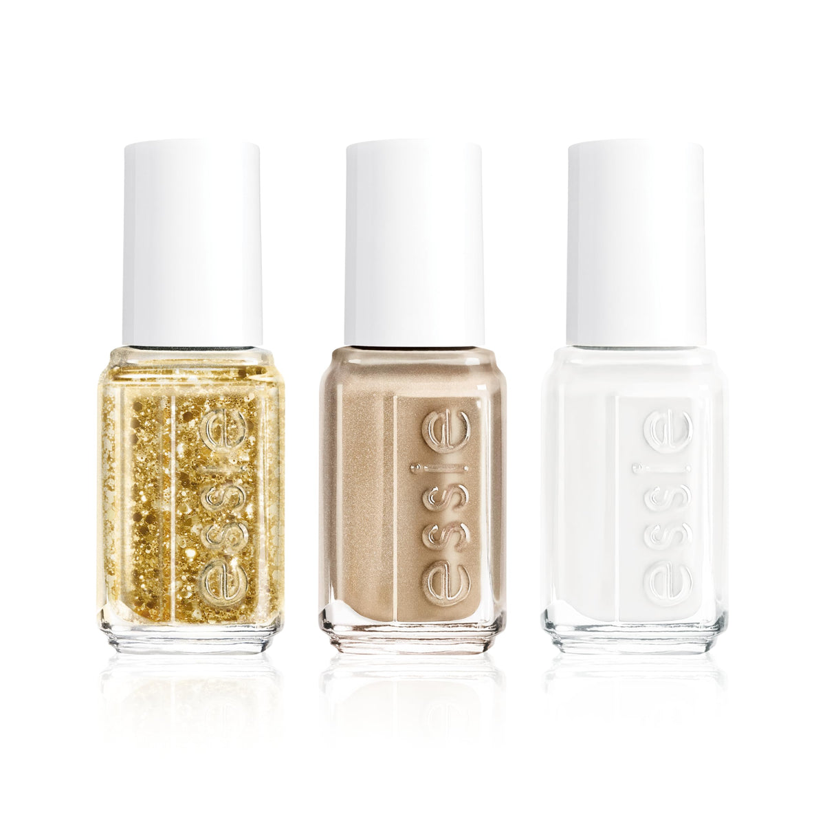 essie Blanc nail polish bottle with snowy white finish