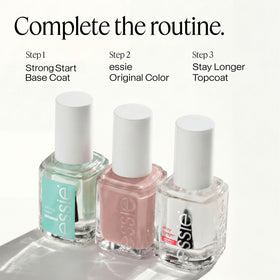essie Boho Rodeo Nail Polish in a nail care setup