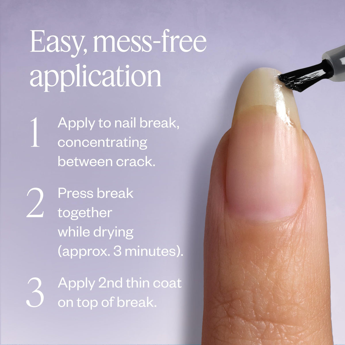 essie Break Fix Liquid Nail Patch in a travel pouch