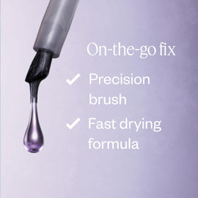 essie Break Fix Liquid Nail Patch with nail polish bottles