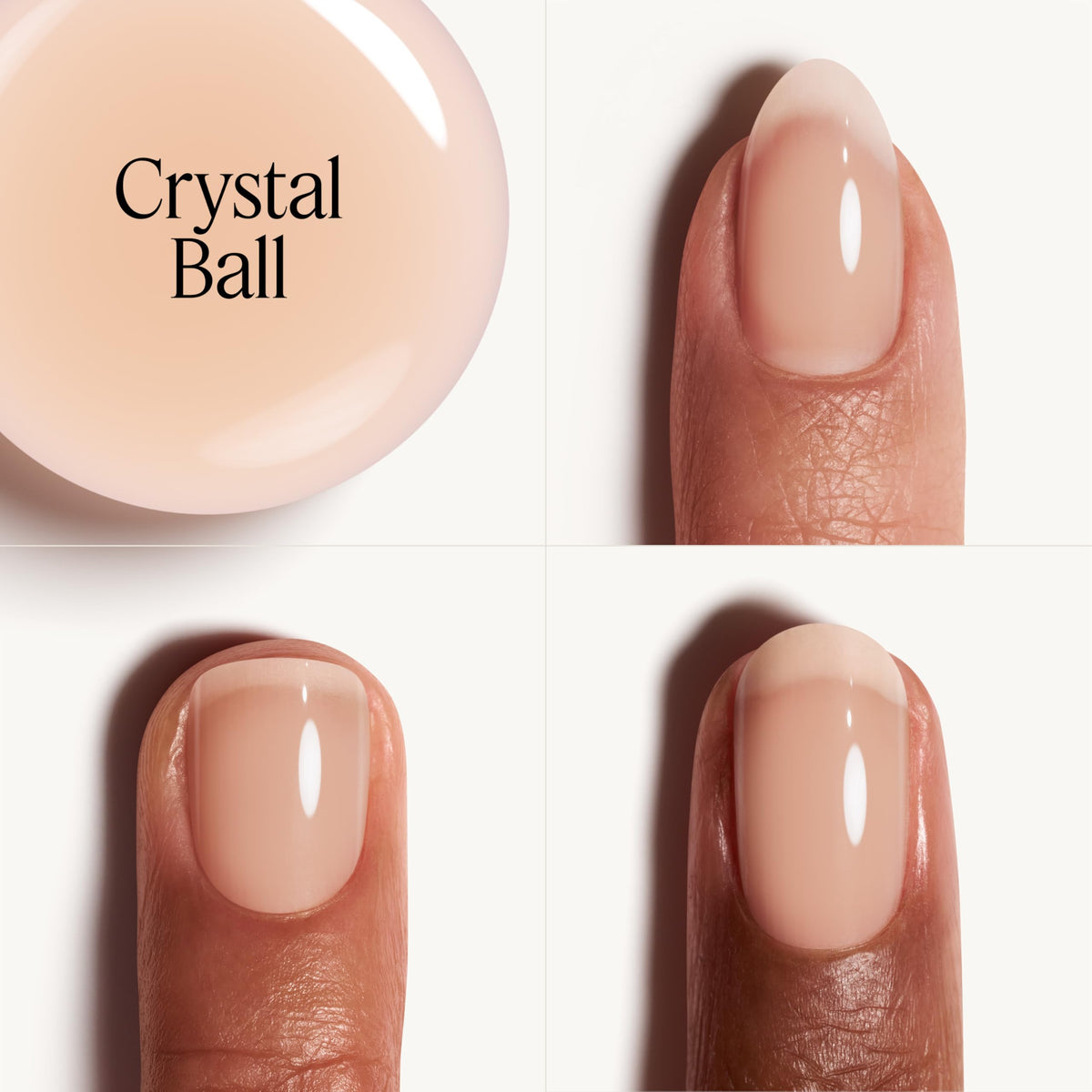 essie Crystal Ball nail polish applied on nails