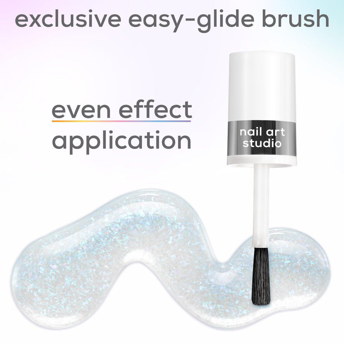 essie Ethereal Escape polish with shimmer effect