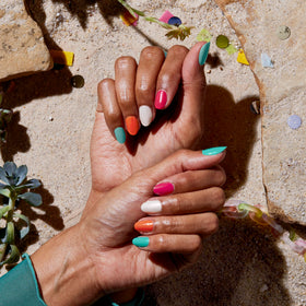 essie Expressie Nail Polish application on nails