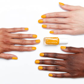 essie Expressie Nail Polish Outside The Lines deep yellow shade
