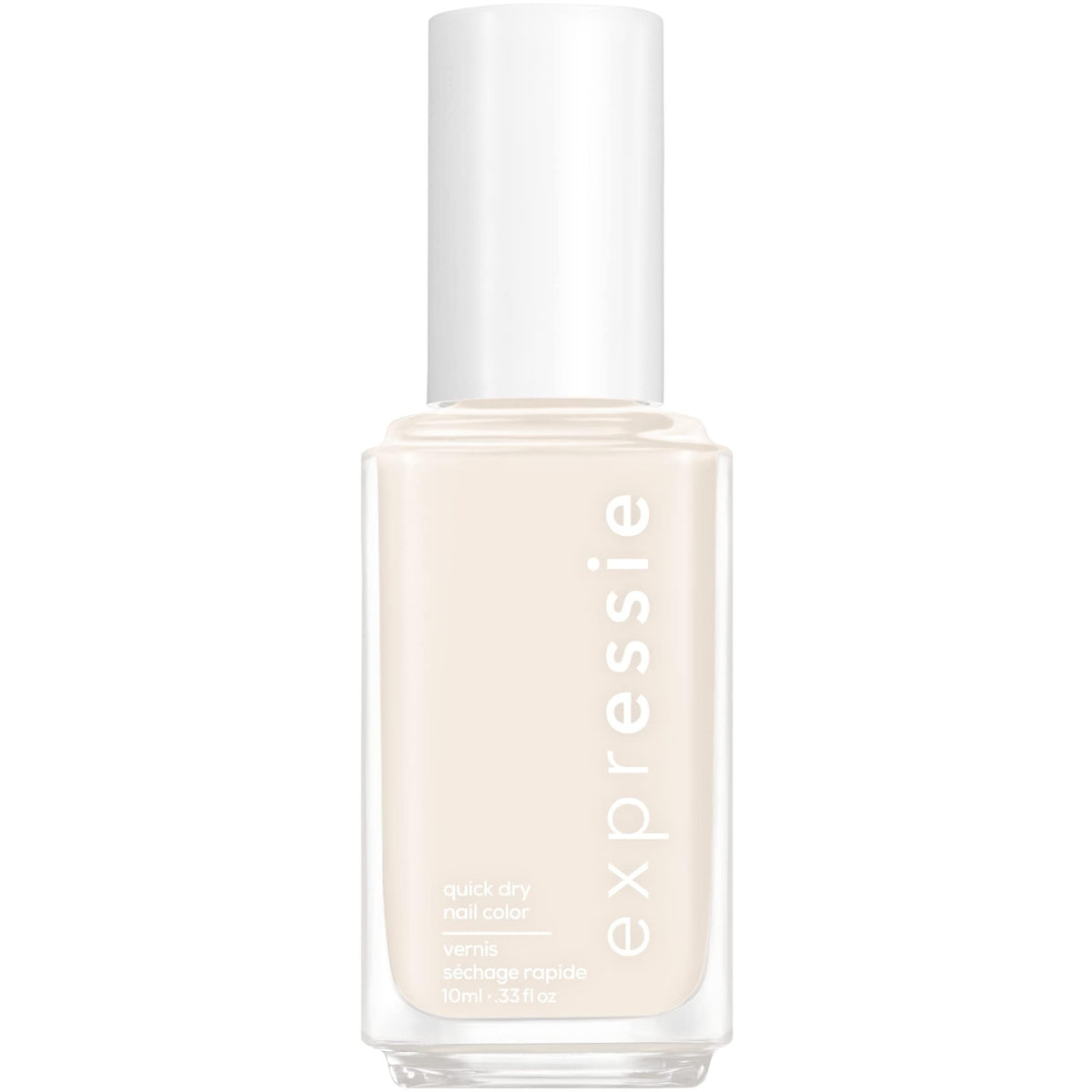 essie expressie Quick-Dry Nail Polish Daily Grind eggshell white front view