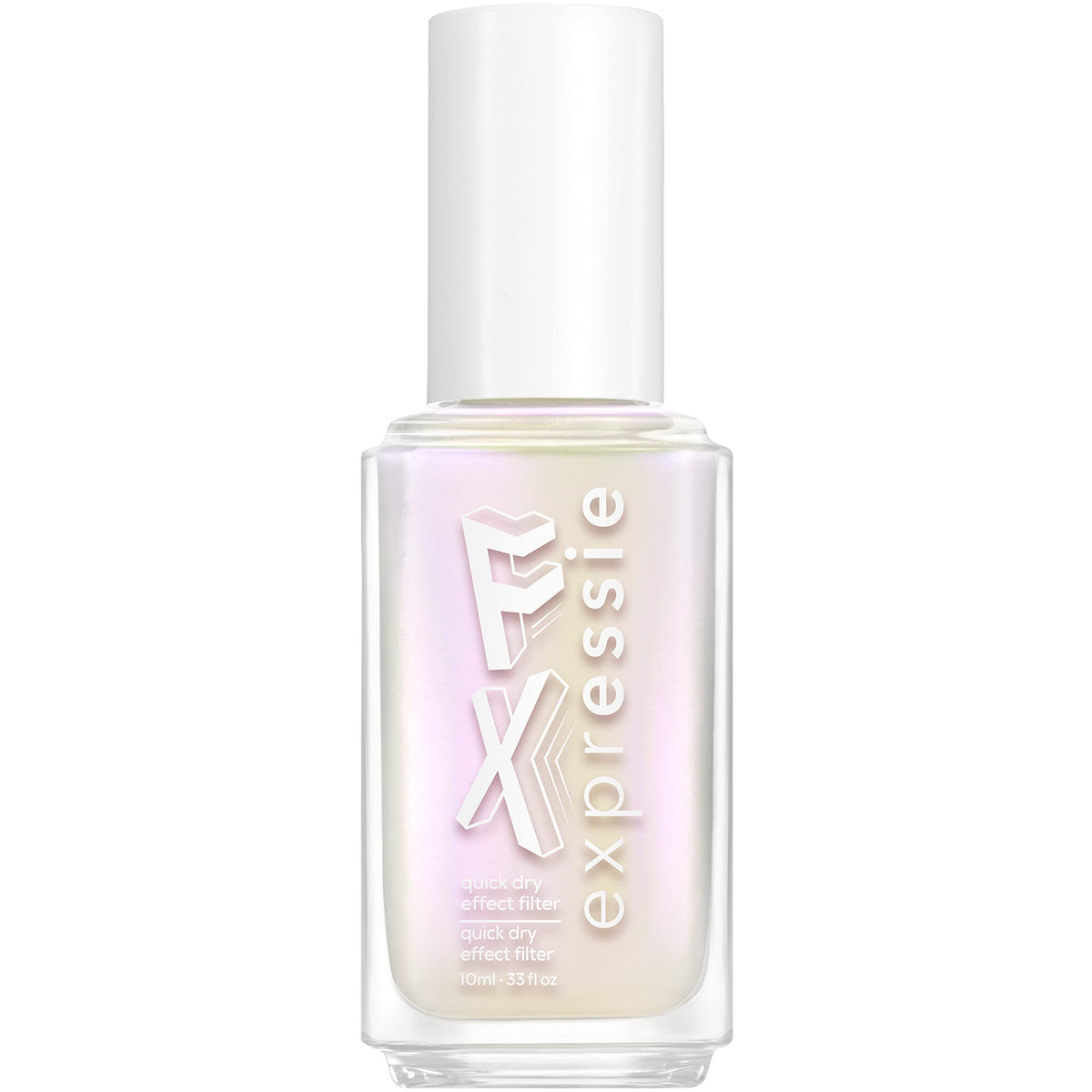 essie Expressie Quick Dry Nail Polish Top Coat Iced Out Fx Filter front view