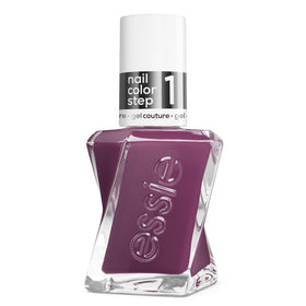 essie Gel Couture Deep Plum nail polish front view