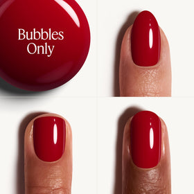 essie Gel Couture Long-Lasting Nail Polish Burgundy Red with brush applicator
