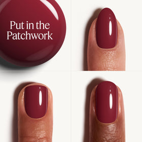 essie Gel Couture Long-Lasting Nail Polish Red bottle side view