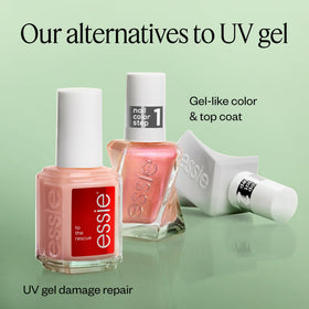 essie Gel Couture Nail Polish Deep Magenta packaging