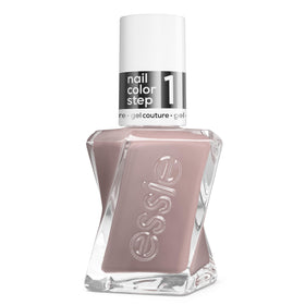 essie Gel Couture Nail Polish in Gray front view