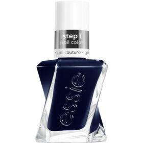 essie Gel Couture Nail Polish Navy Blue front view
