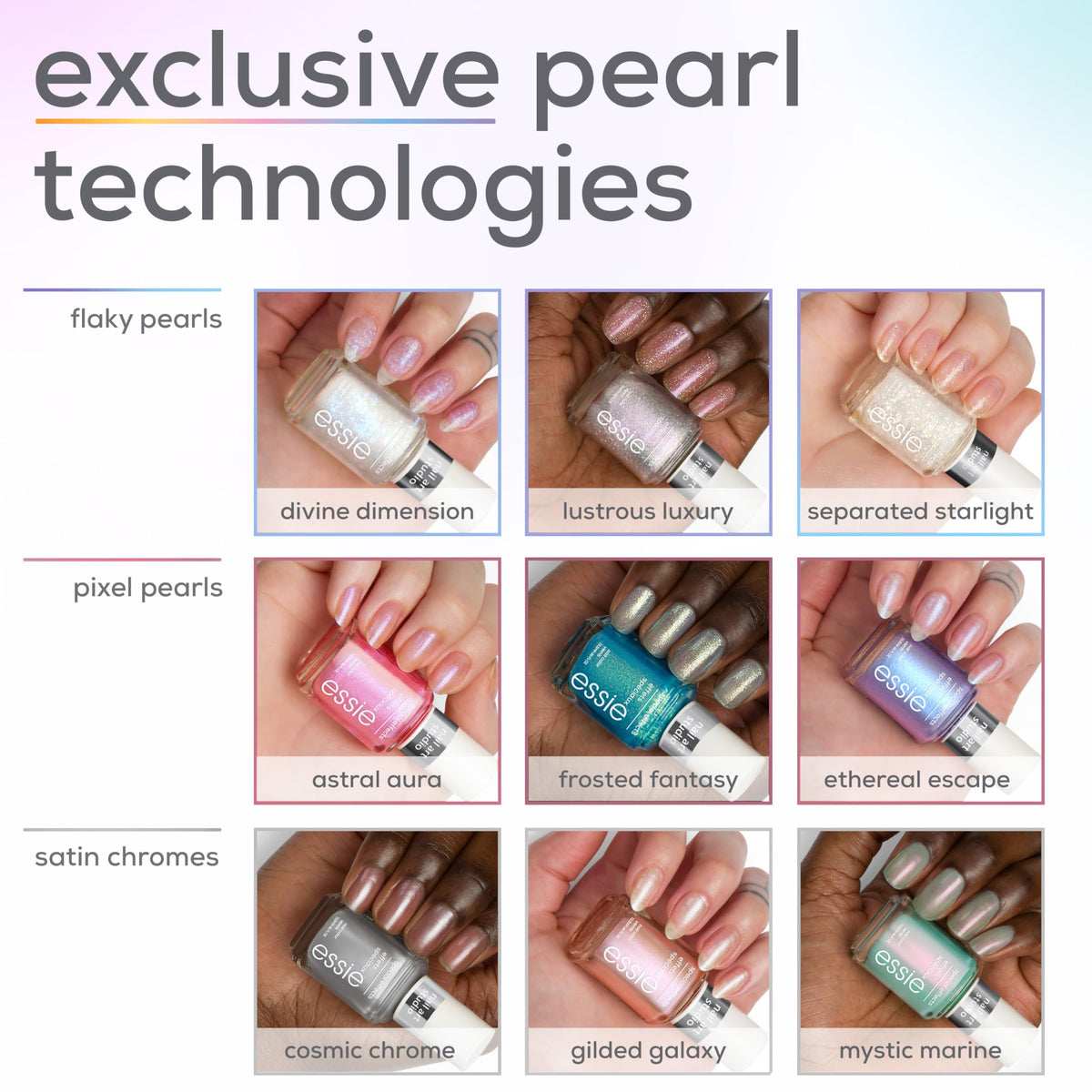 essie Gilded Galaxy Nail Art Studio display