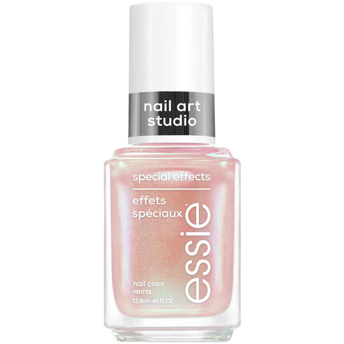 essie Gilded Galaxy Peach Chrome Nail Polish front view