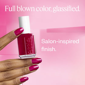 essie Glass Nails collection display with various shades