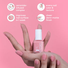 essie Good As New Nail Perfector texture on nails