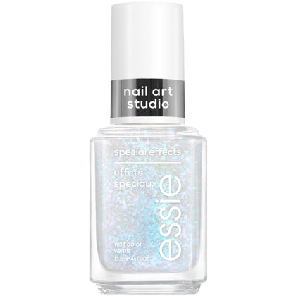 essie Nail Art Studio Pearl Blue Special Effects Nail Polish bottle front view