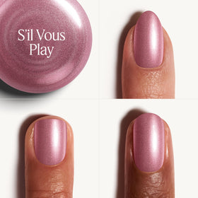 essie Nail Polish S'il Vous Play 0.46 oz metallic pink brush applicator