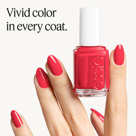 essie Nail Polish S'il Vous Play 0.46 oz metallic pink on nails
