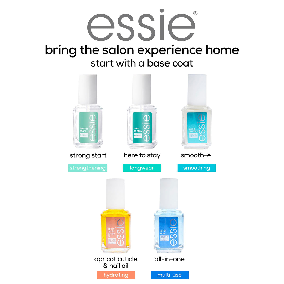 essie No Chips Ahead Top Coat on a manicure table