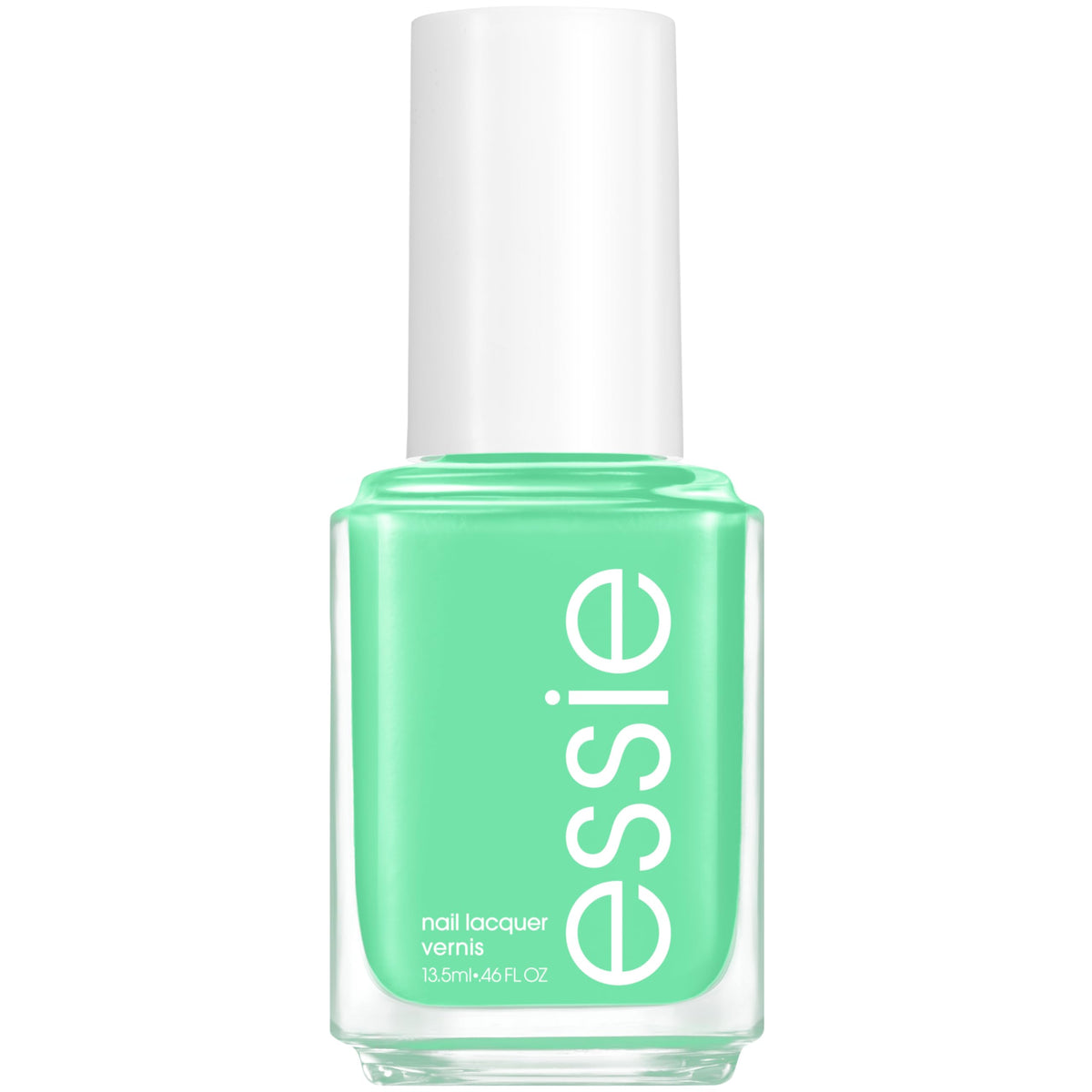 essie Odd Squad Green Nail Polish front view with glossy finish
