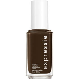 essie Quick-Dry Vegan Nail Polish Take The Espresso front view